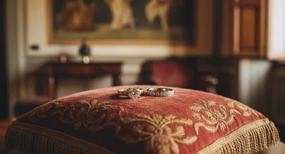 Carnet et calculatrice posés sur une table lors de la préparation d’un budget de mariage