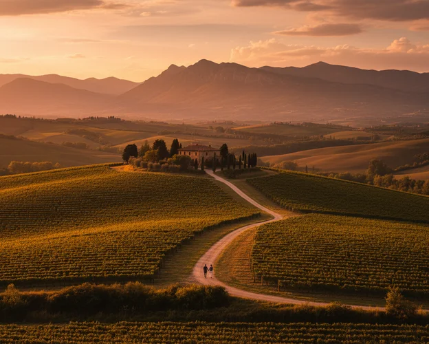 Paysage italien pour une lune de miel